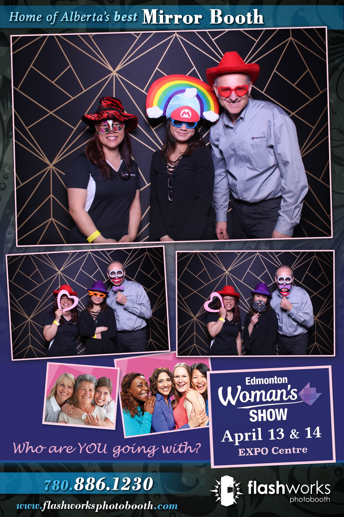 Spring Edmonton Woman's Show 2019 | View more photos from the event at gallery.flashworksphotobooth.com/u/FlashworksPhotoboothInc/Spring-Edmonton-Womans-Show-2019